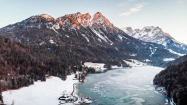 De winterse Hintersteiner See, © Discover Austria