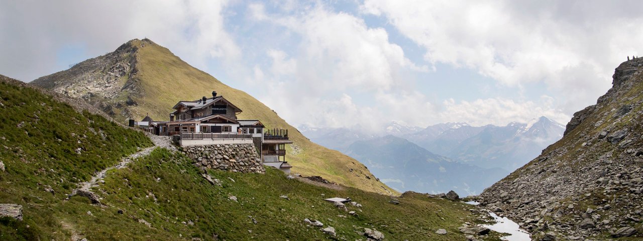 5-sterren hut op een geweldige locatie, © Tirol Werbung/Frank Bauer