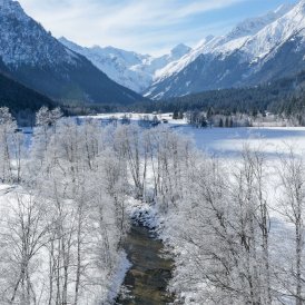 Winterlandschap in Trins in het Gschnitztal, © Tirol Werbung/W9 STUDIOS