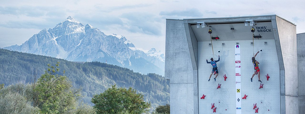 Der IFSC Climbing World Cup findet 2023 im Kletterzentrum Innsbruck statt, © Heiko Wilhelm