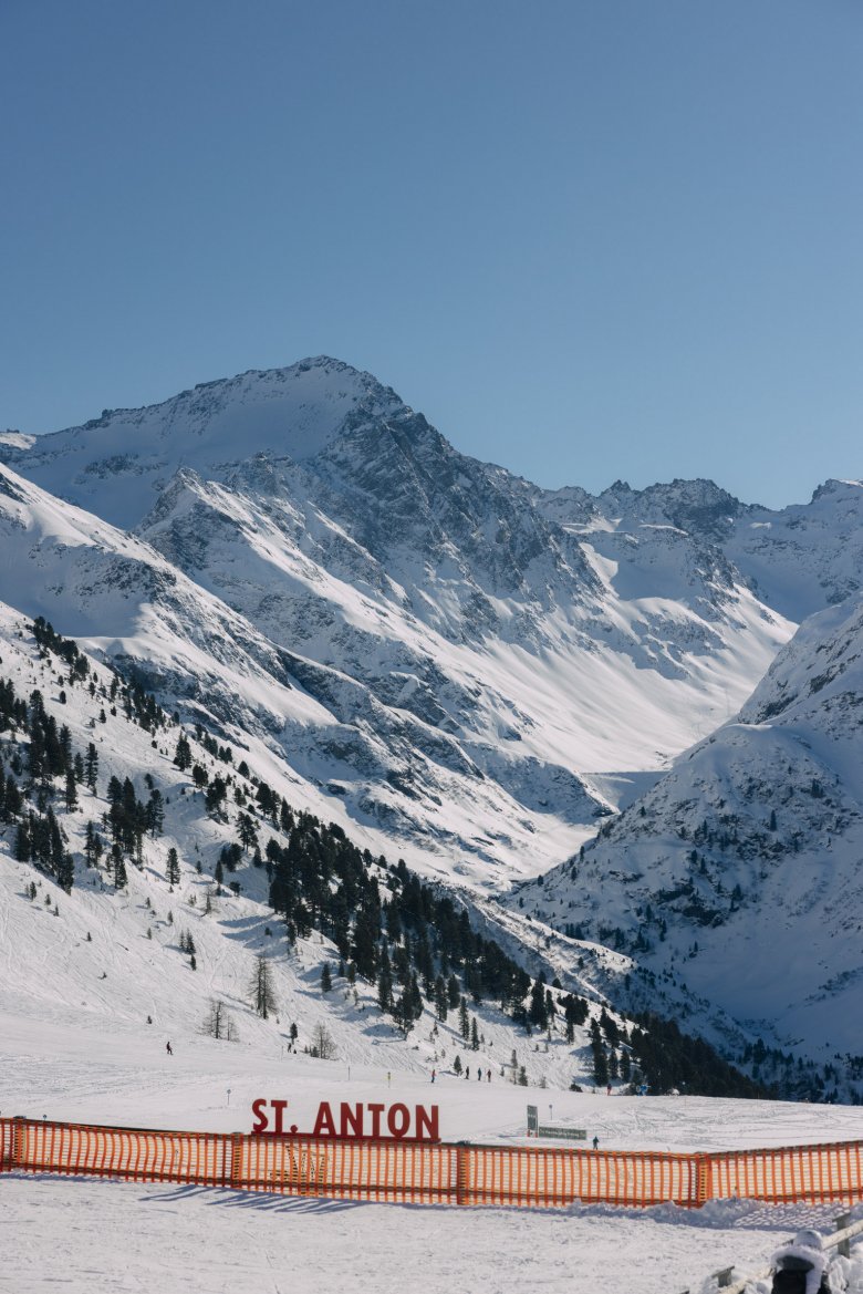 Perfect plaatje: het uitzicht vanaf het funpark in het skigebied Rendl am Arlberg.