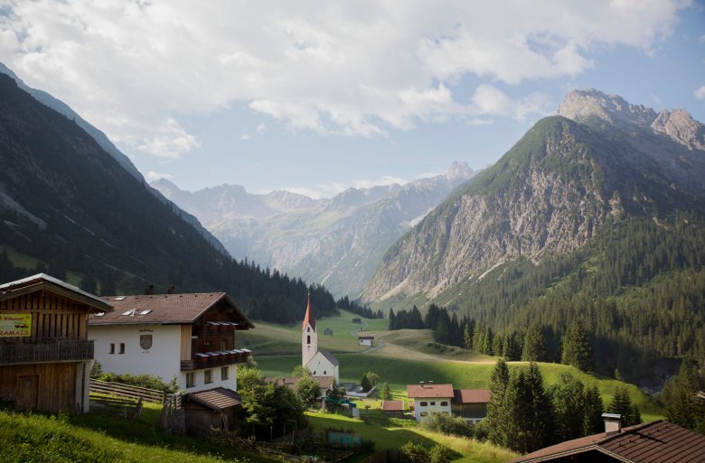 Gramais in de Lechtaler Alpen is de kleinste gemeente in Oostenrijk.&nbsp;
, © Tirol Werbung, Bert Heinzlmeier