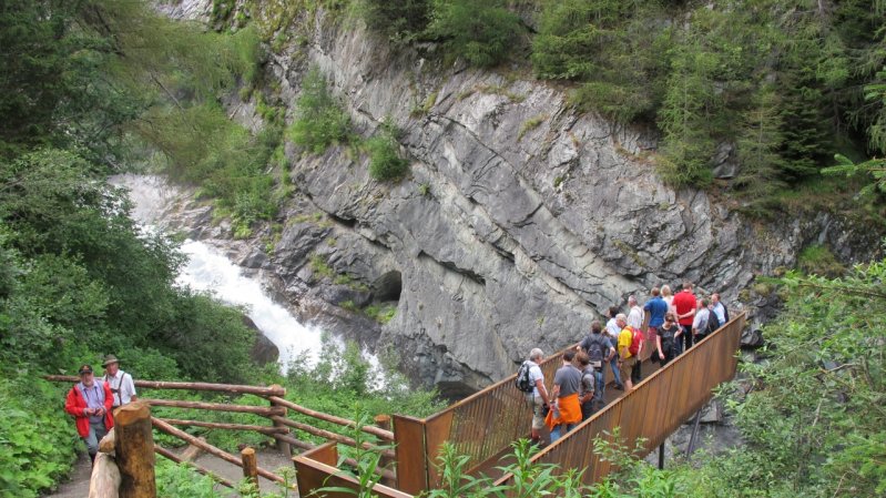 Platform Umbal watervallen, © Nationalpark Hohe Tauern