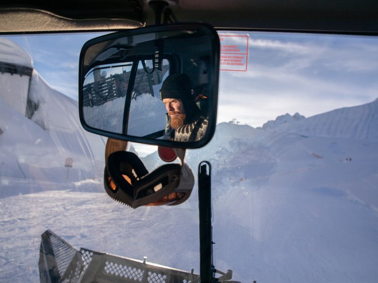 Ongewone beroepen – Innsbrucks Snowpark-shaper Bjarni Valdimarsson; Skylinepark Nordkette.
