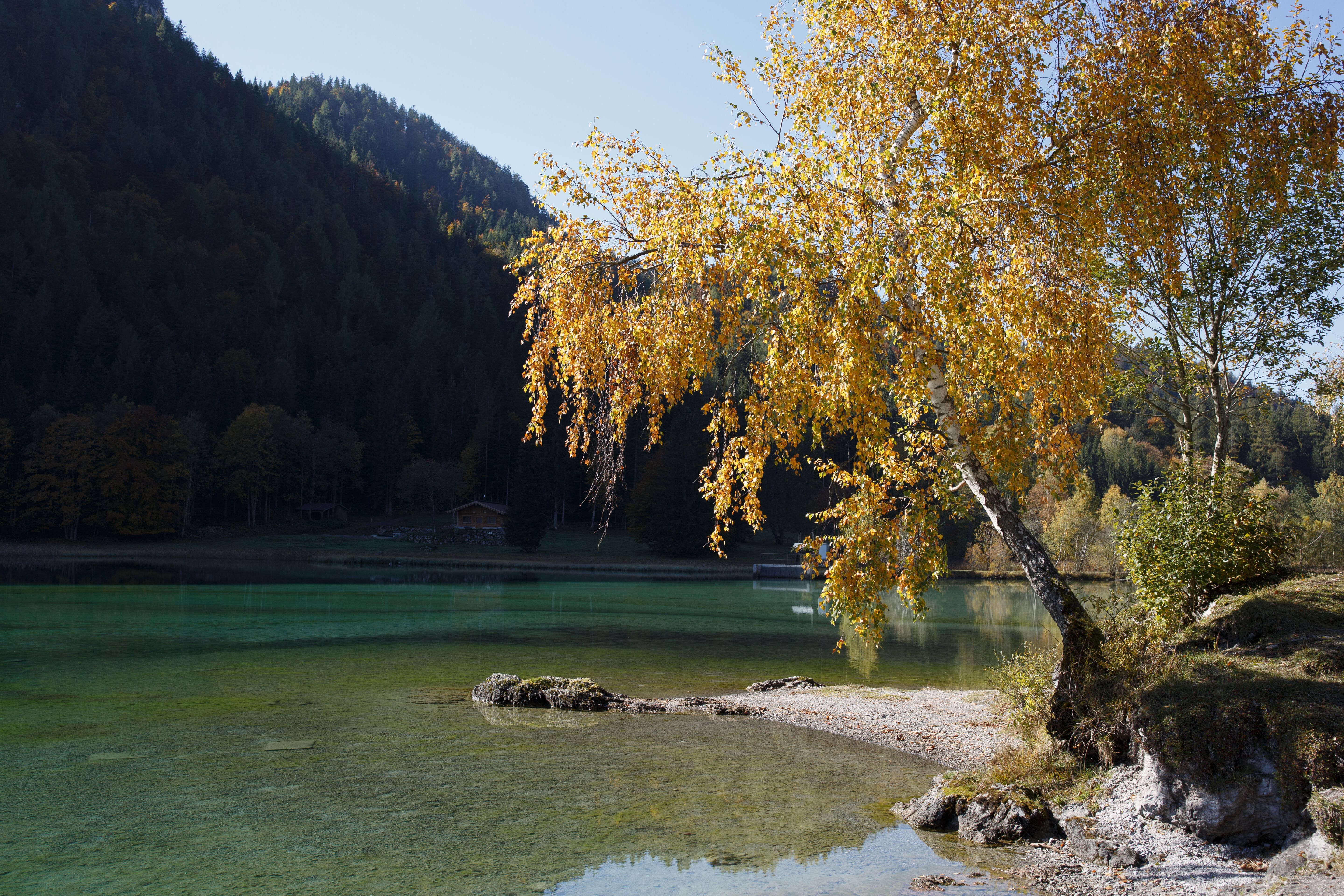 Hintersteiner See im Herbst
