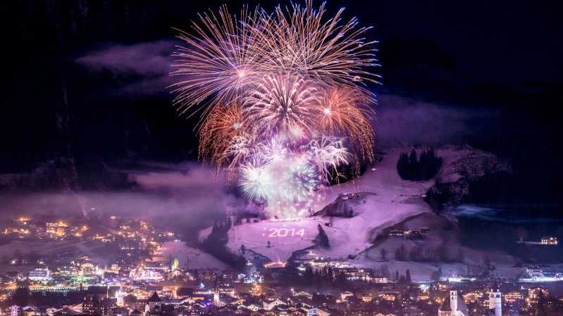 Nieuwjaarsvuurwerk in Kitzbühel, © Michael Werlberger
