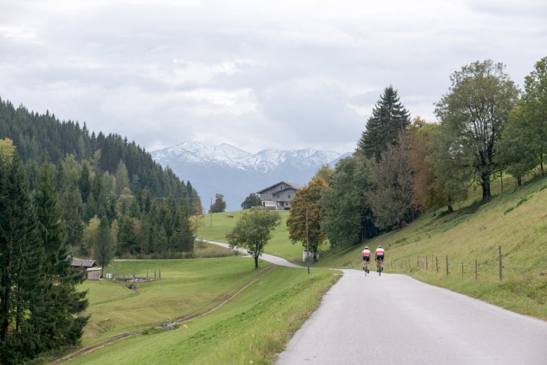 De tocht vanuit Innsbruck tot in het Unterland voert door vele kleine dorpjes.