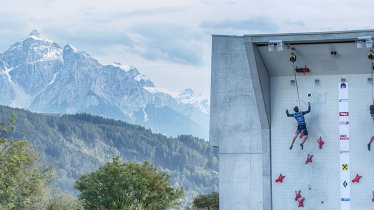Der IFSC Climbing World Cup findet 2023 im Kletterzentrum Innsbruck statt, © Heiko Wilhelm