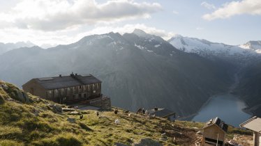 Olpererhütte in de Zillertaler Alpen, © Tirol Werbung/Jens Schwarz